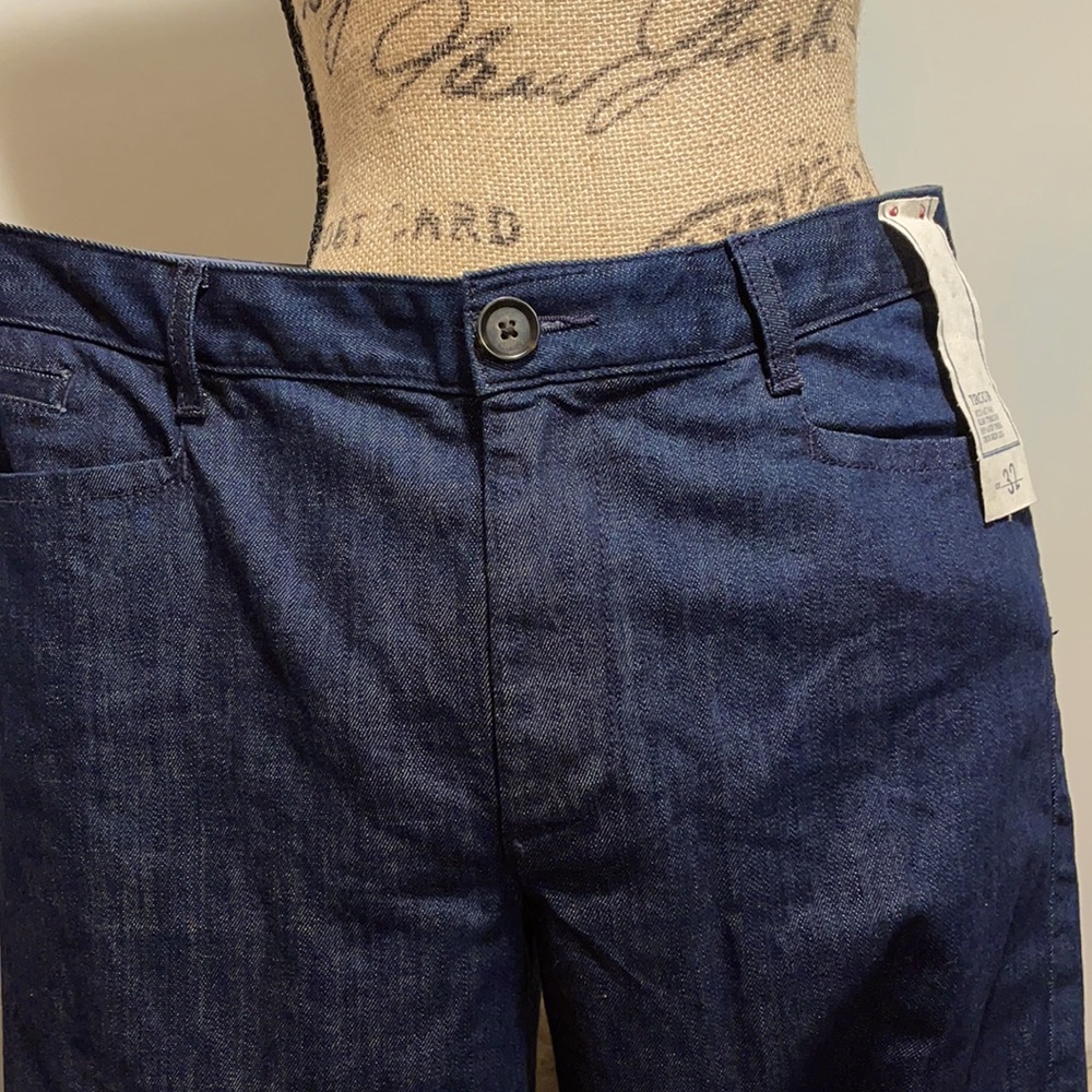 🔵🎉HP “NWT” TALL GIRLS DREAM FLARE LEG BANANA REPUBLIC DARK WASH TROUSERS - Picture 9 of 15